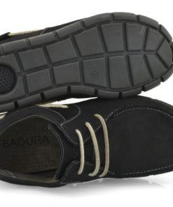 Туфли спортивные BADURA 2601 черные нубук