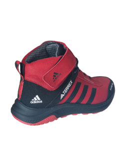 Зимние кроссовки ADIDAS TERREX (A 7) кожаные красные