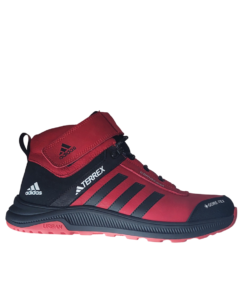 Зимние кроссовки ADIDAS TERREX (A 7) кожаные красные