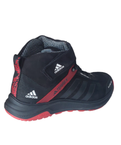 Зимние кроссовки ADIDAS TERREX (A 7) кожаные черно красные