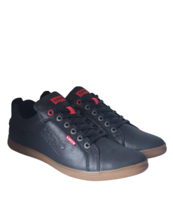Мокасины Levis(M 33) кожаные черные