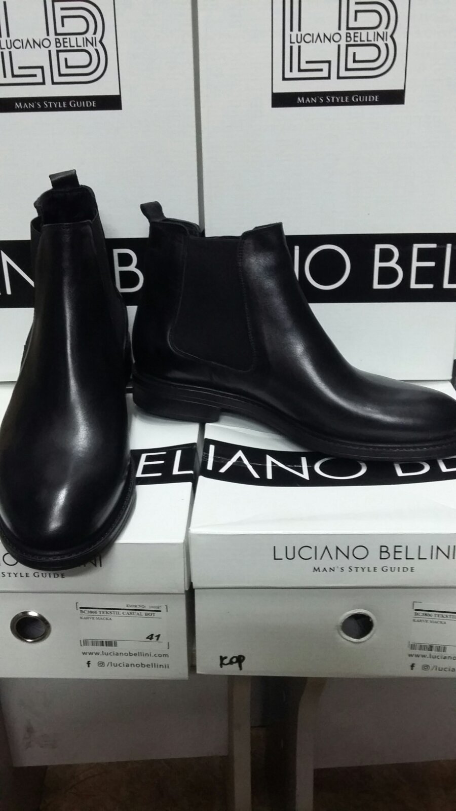 Ботинки челси Luciano Bellini137 17 Черные photo Ботинки челси Luciano Bellini137 17 Черные