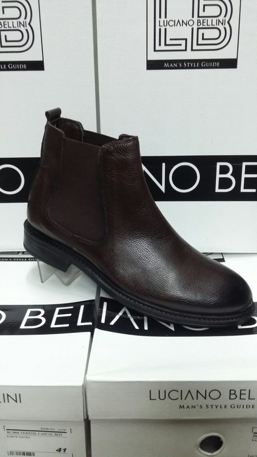 Ботинки челси Luciano Bellini137 17 Коричневые photo Ботинки челси Luciano Bellini137 17 Коричневые