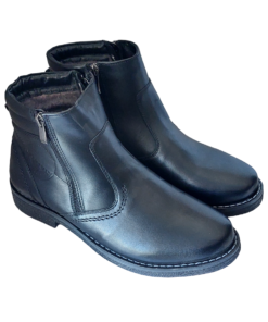 Зимние ботинки Georgio(390) черные кожаные