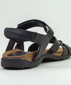 Босоножки Step Wey 1072 кожаные черные