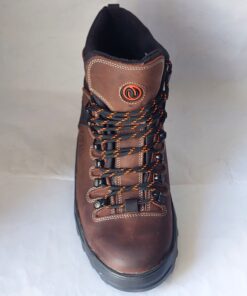 Ботинки Lesta 6157 кожаные коричневые без меха