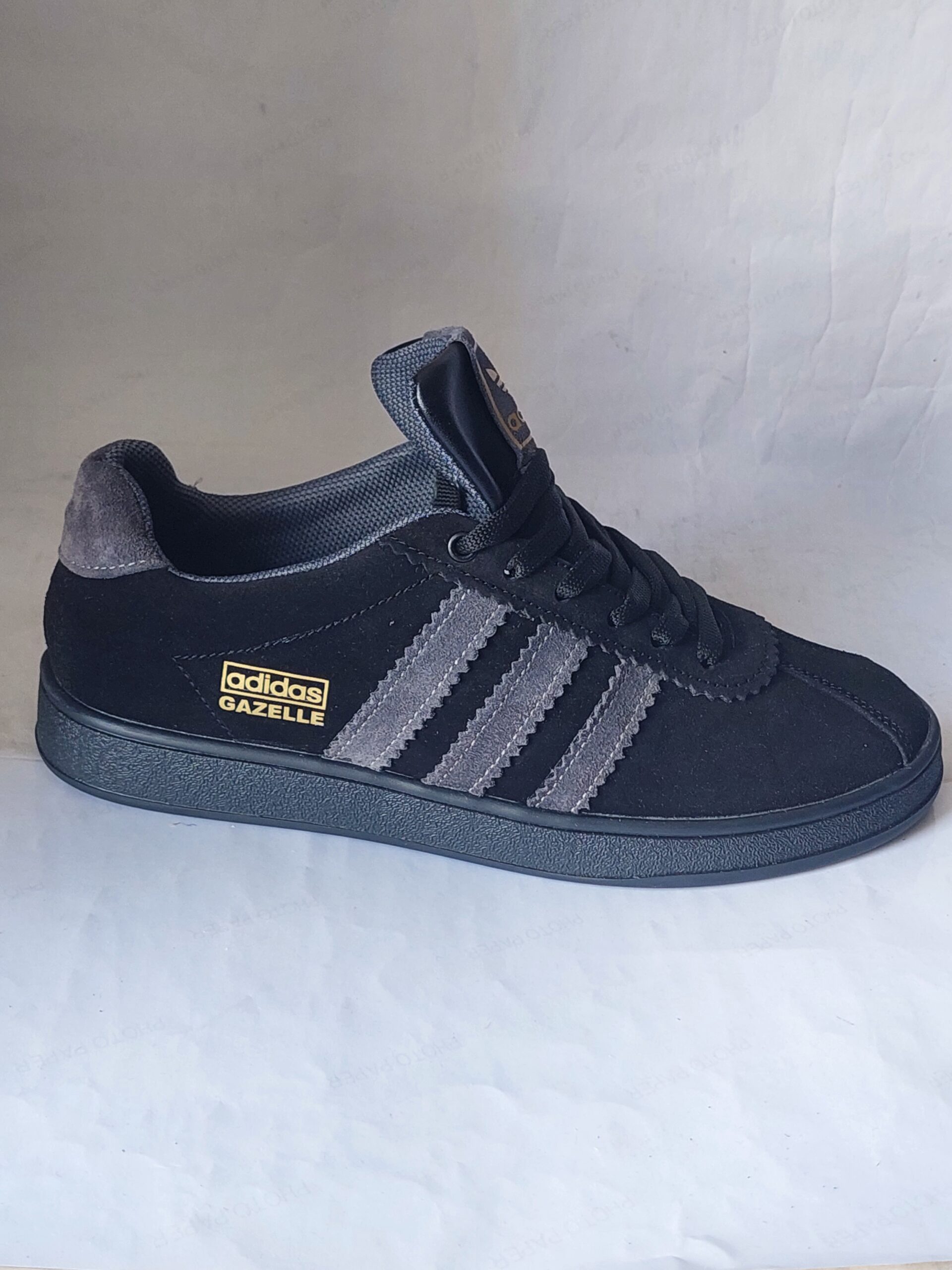 Кеды ADIDAS(Gazelle) замш черные photo Кеды ADIDAS(Gazelle) замш черные