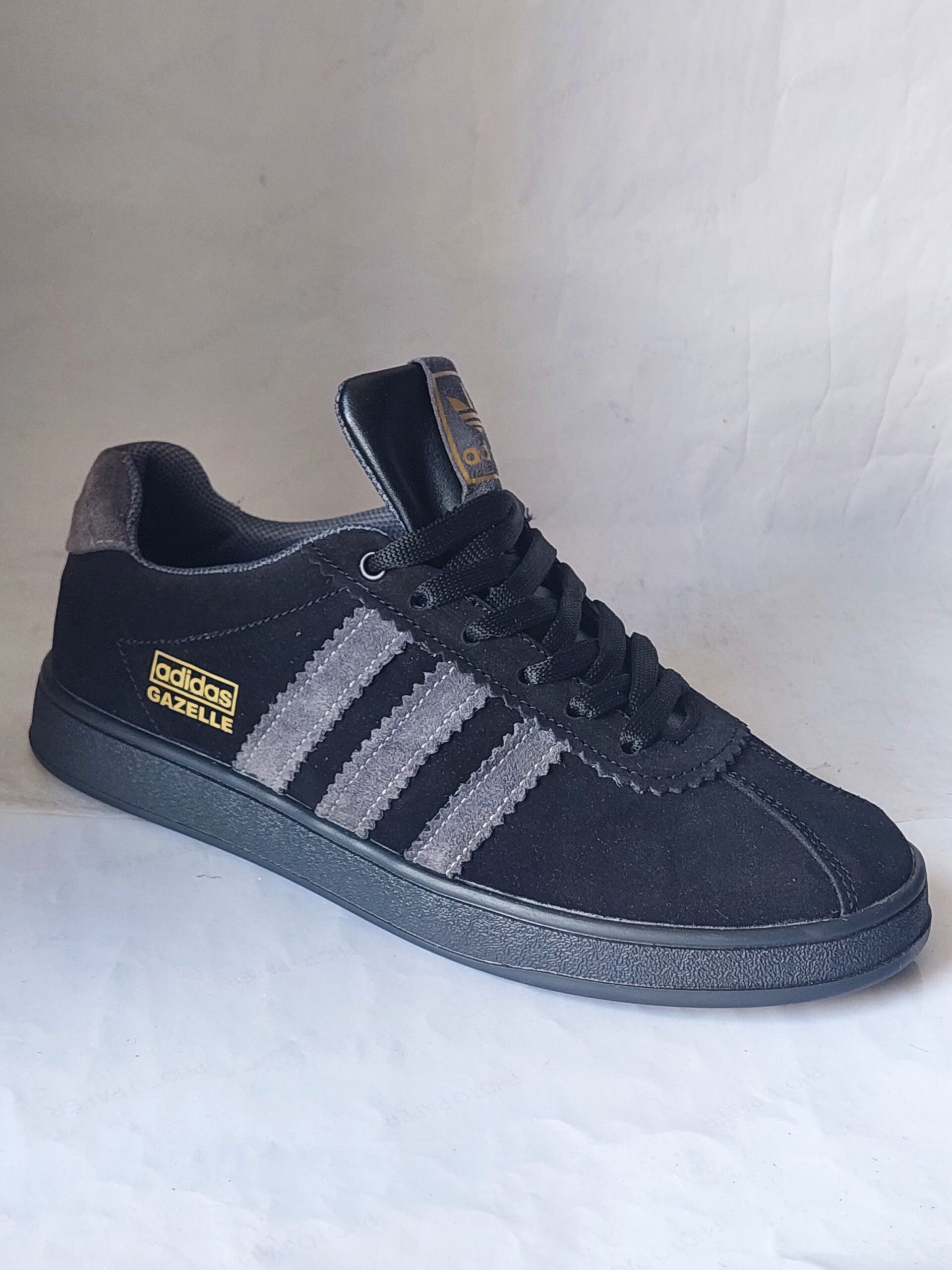Кеды ADIDAS(Gazelle) замш черные photo Кеды ADIDAS(Gazelle) замш черные