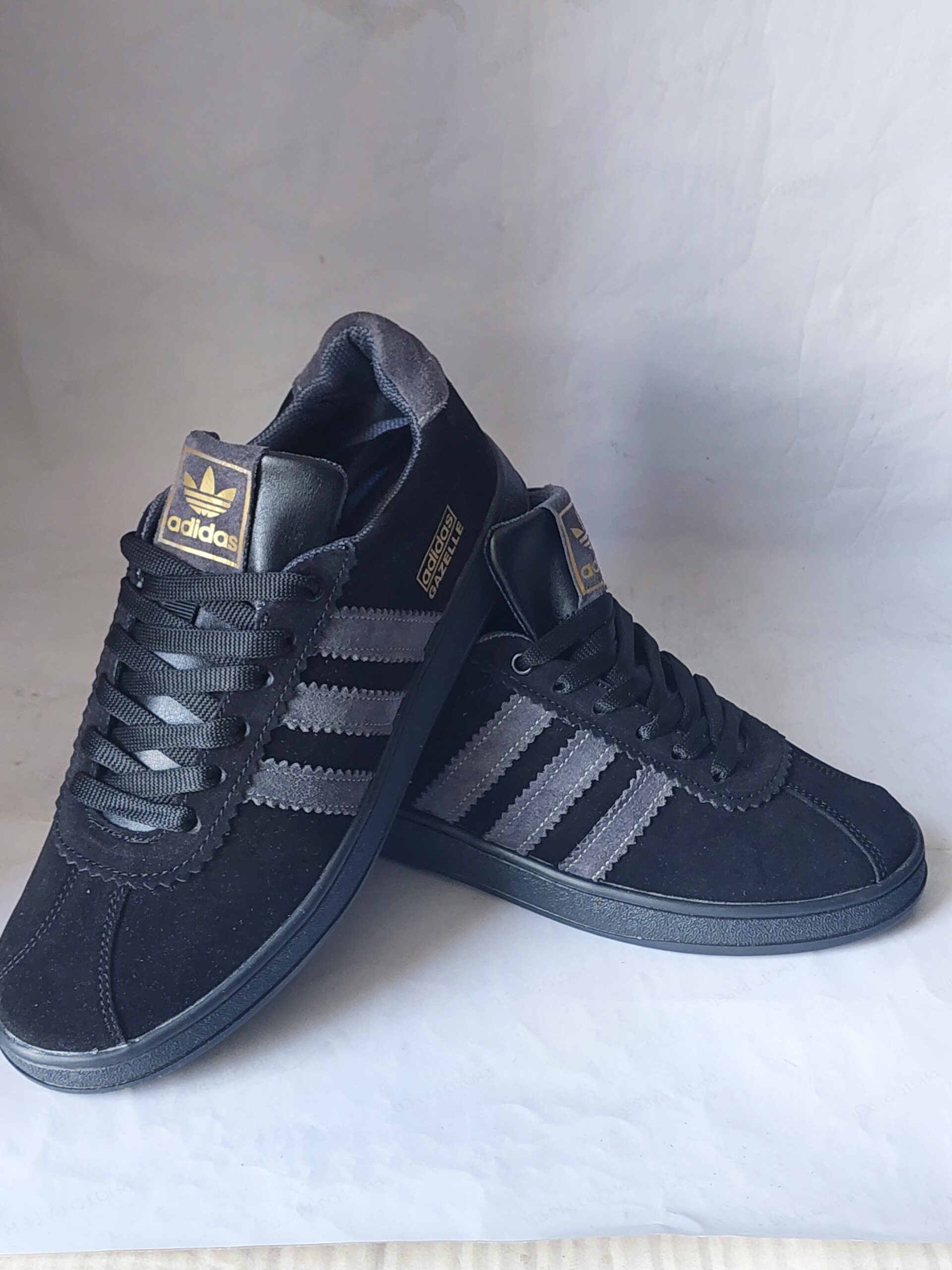 Кеды ADIDAS(Gazelle) замш черные photo Кеды ADIDAS(Gazelle) замш черные