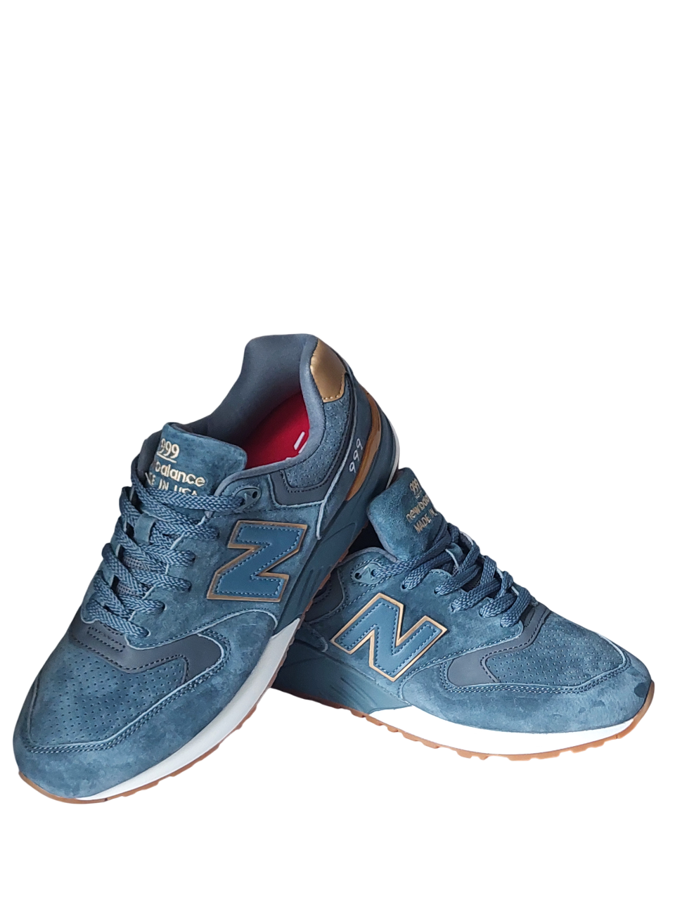 Кроссовки New Balance 999 (A482 10) синие замшевые photo Кроссовки New Balance 999 (A482 10) синие замшевые