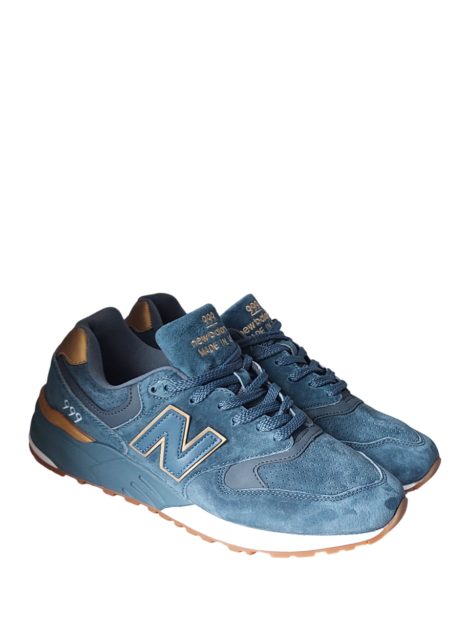 Кроссовки New Balance 999 (A482 10) синие замшевые photo Кроссовки New Balance 999 (A482 10) синие замшевые
