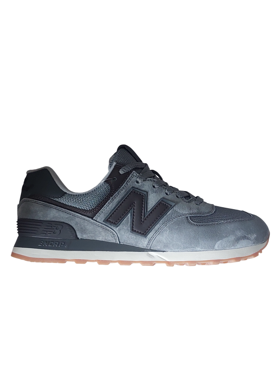 Кроссовки New Balance 574 Classik(472 2) серые замшевые photo Кроссовки New Balance 574 Classik(472 2) серые замшевые