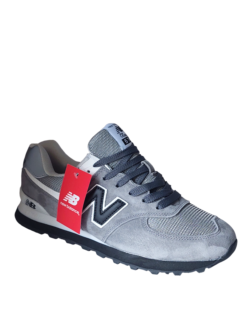 Кроссовки New Balance 574 Classik(573 6) серые замшевые photo Кроссовки New Balance 574 Classik(573 6) серые замшевые