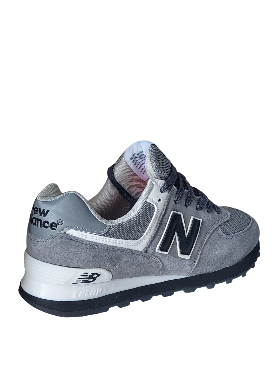 Кроссовки New Balance 574 Classik(573 6) серые замшевые photo Кроссовки New Balance 574 Classik(573 6) серые замшевые