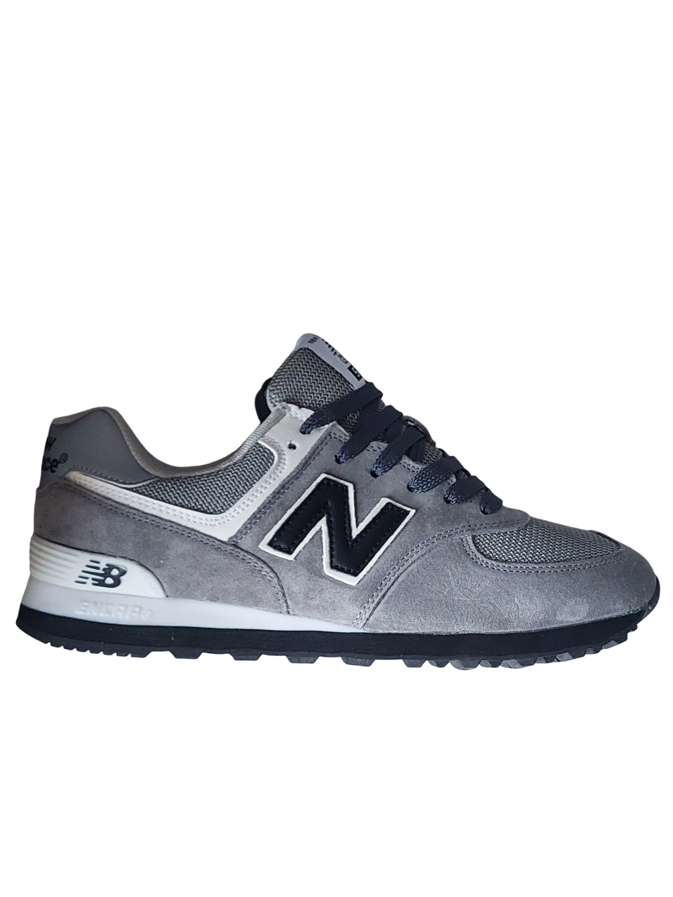Кроссовки New Balance 574 Classik(573 6) серые замшевые photo Кроссовки New Balance 574 Classik(573 6) серые замшевые