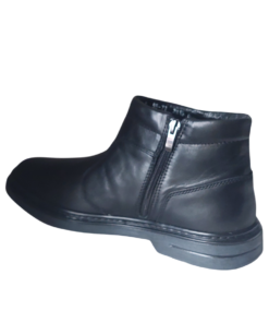 Зимние ботинки Lesta 6571 черные кожаные