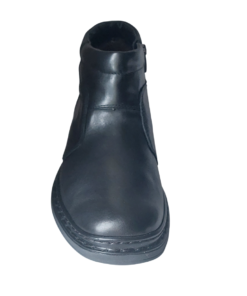 Зимние ботинки Lesta 6571 черные кожаные