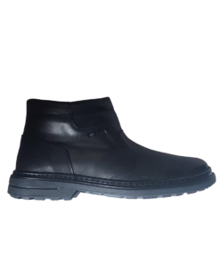 Зимние ботинки Lesta 6571 черные кожаные