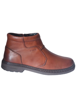 Зимние ботинки Lesta 6571 кожаные коричневые