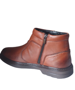 Зимние ботинки Lesta 6571 кожаные коричневые