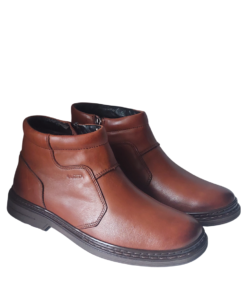 Зимние ботинки Lesta 6571 кожаные коричневые