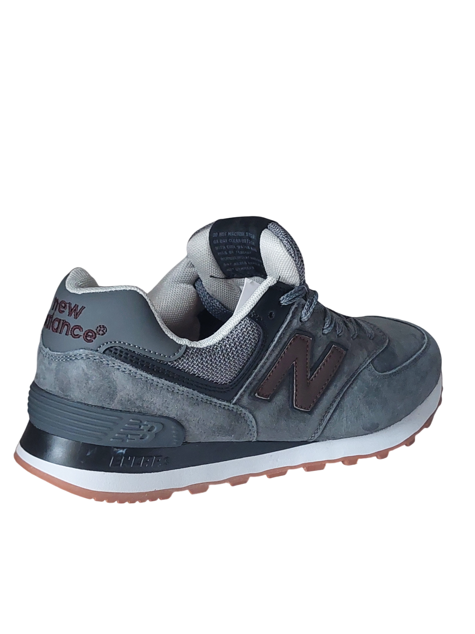Кроссовки New Balance 574 Classik(574 5) серые замшевые photo Кроссовки New Balance 574 Classik(574 5) серые замшевые