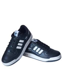 Кроссовки ADIDAS FORUM Low (5454 6)кожаные черные