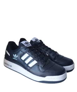 Кроссовки ADIDAS FORUM Low (5454 6)кожаные черные