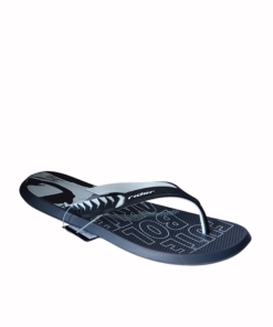 Мужские вьетнамки Rider 12559 07451ВТ22 Grey\Black черные