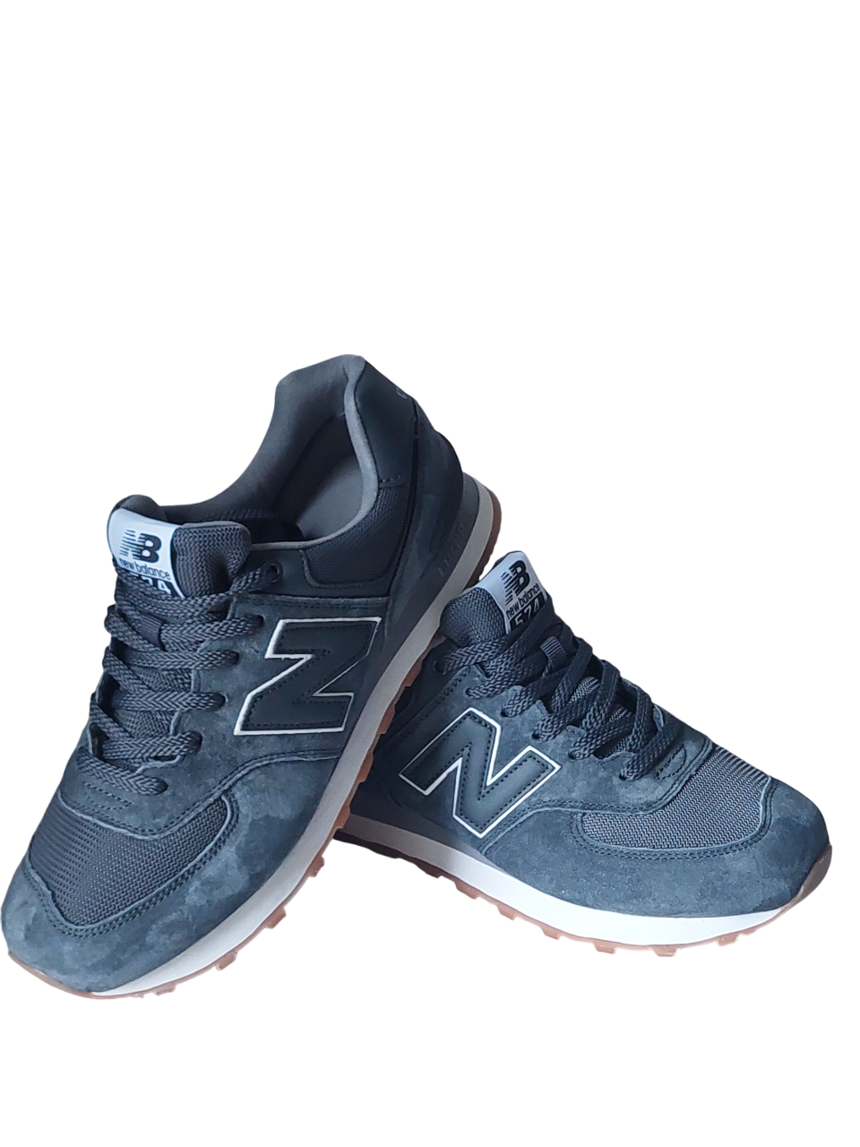 Кроссовки New Balance 574 Classik(5629 4) серые замшевые photo Кроссовки New Balance 574 Classik(5629 4) серые замшевые