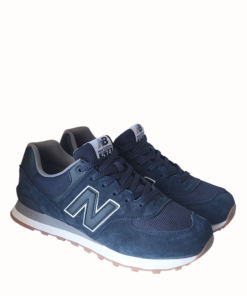 Кроссовки New Balance 574 Classik(5629 3) синие замшевые